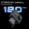 Apexcam Action Camera 4K Touch Screen, 131FT Waterproof Camera Underwater, 60FPS 64MP Sports Camera Helmet for Vlog, WiFi Camcorder, 8X Zoom, Remote Control, 64GB Card,Mount Accessories view 4