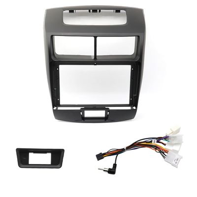 for Toyota AVANZA 2012 9 INCH Radio Fascia Frame Car Accessories Installation Android Player Panel Adapter Cover Faceplates Trim (Frame with Cable)