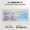 ELIVED Ultra Slim TV Wall Mount for Samsung The Frame/Neo QLED 8K/4K tvs, 1.1" Low Profile TV Mount, Wall Mount Bracket Max VESA 400x400mm, 88 lbs. Capacity, 90 Degree Landscape to Portrait. view 3