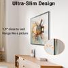 ELIVED Ultra Slim TV Wall Mount for Samsung The Frame/Neo QLED 8K/4K tvs, 1.1" Low Profile TV Mount, Wall Mount Bracket Max VESA 400x400mm, 88 lbs. Capacity, 90 Degree Landscape to Portrait. view 4