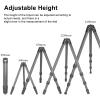 Camera Tripod Professional Carbon Fiber Extendable Stand for Travel Bird Photography Video Recording view 3