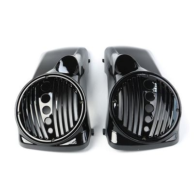 DFMT 8" Speaker Lids w/Tweeter Port Fit for 1994-2013 Harley Touring Models 1994 95 96 97 98 99 2000 2001 2002 2003 2004 2005 2006 2007 2008 2009 2010 2011 2012 2013