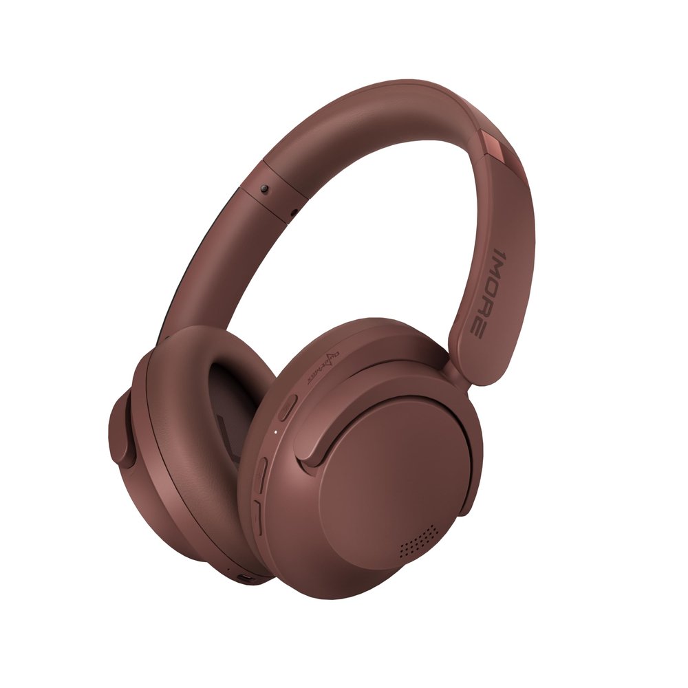 1MORE SonoFlow-Pro Noise Cancelling Headphones - HQ51 Over Ear Bluetooth Headphones with LDAC for Hi-Res Wireless Audio,100H Playtime, Bluetooth 5.4, QuietMax ANC, Comfortable Fit (Mocha Brown)