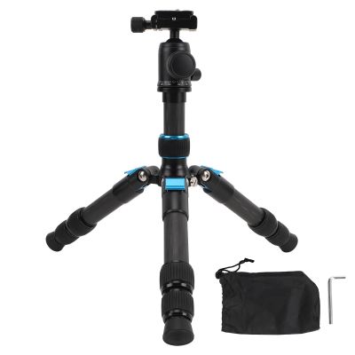 Carbon Fiber Desktop Camera Tripod Extendable Ball Head for Mini DSLR Camera Tripod for Tabletop Photography