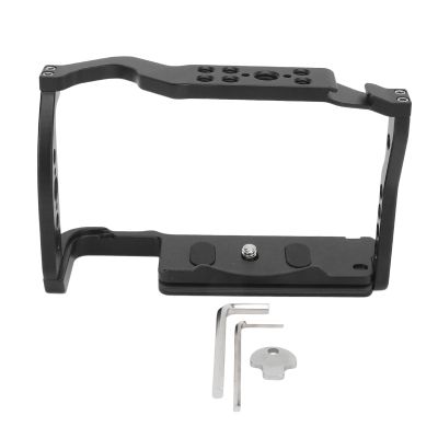 Camera Video Cage Aluminum Alloy Protective Rig Cold Shoe Mount for X