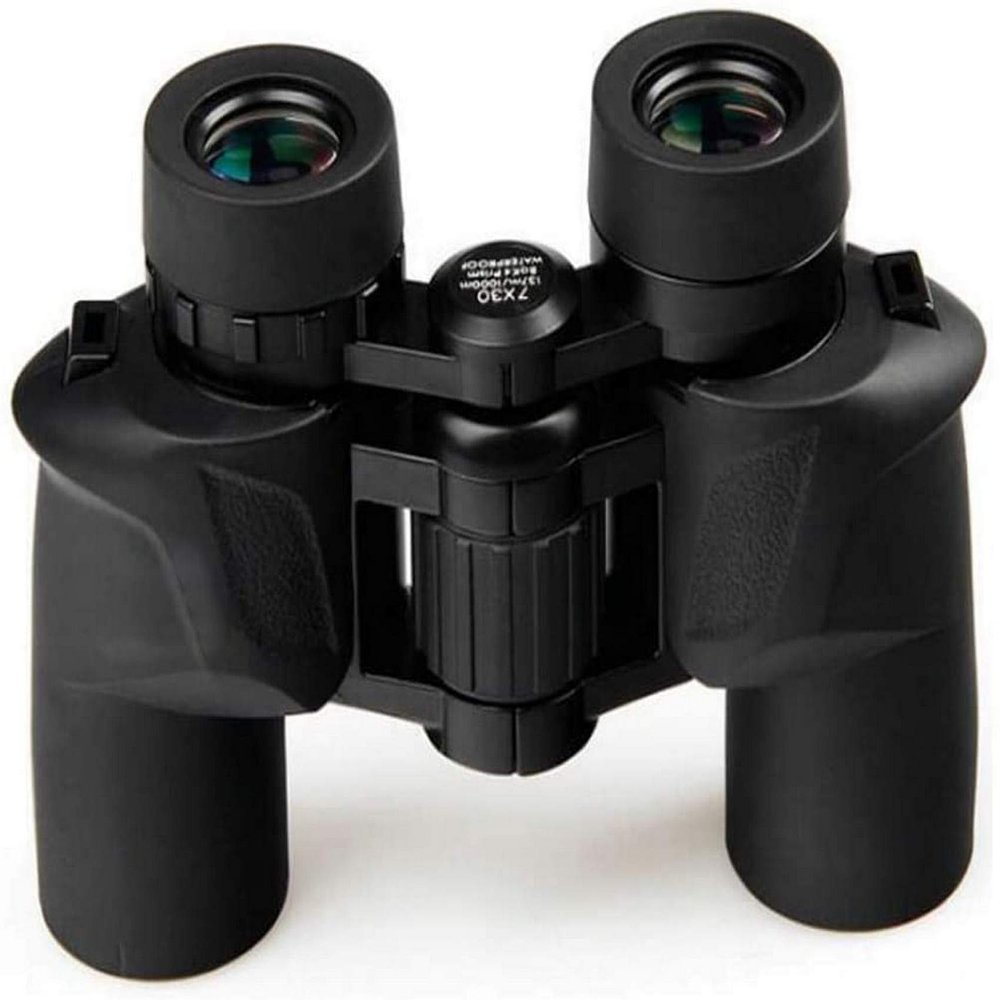 7X30 Binoculars for Adults, HD Clear Weak LightGreen Film Large Eyepiece Binoculars for Birdwatching Hunting Hiking and Traveling