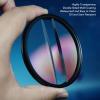 Double Half Moon Prism Special Effect Filter Camera Center Field Separation Diopter Photography Lens Accessories (77MM) view 4