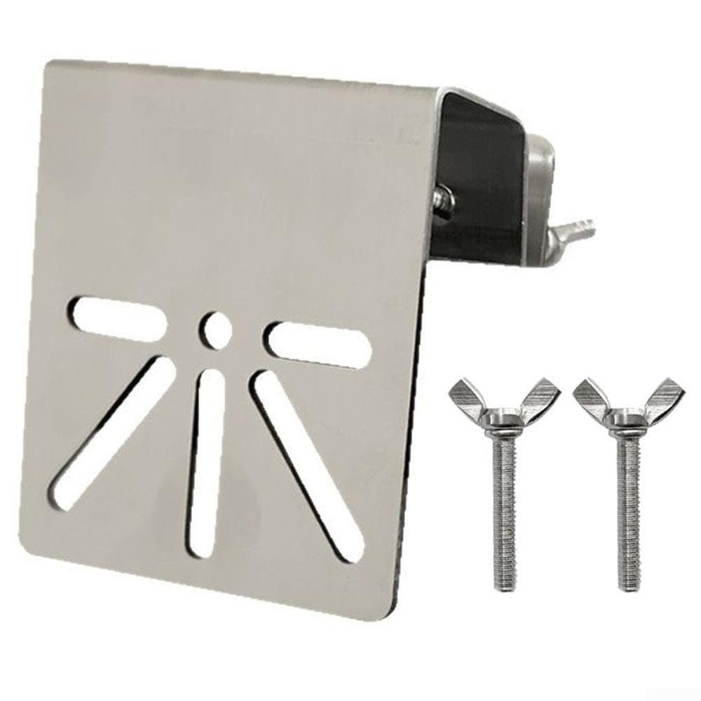 Gutter Mount Stainless Steel Bracket for Security Camera, Camera Holder with Butterfly Screws for Outdoor Security Monitoring