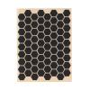 Hexagon Grip Decal Sticker Ultra Thin Sweat Absorption Non Slip for Keyboard Mobile Phone Black 10PCS view 3