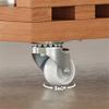 LIBANGRONG-888 CPU Stand CPU Stand, Office Storage Shelf, Portable, Movable PC Host Holder, Holder, Shelf, Heat Dissipation Shelf with Wheels, Computer Mid Tower Case (Natural) view 3
