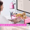 CalorMixs Ergonomic Acrylic Monitor Stand with Storage - Bright Pink Desktop Organizer for Back Pain Relief & Space Saving, Stylish & Modern Desktop Organizer(Home/Office Use) view 4