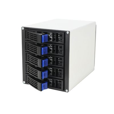 Atsoya Internal Hard Drive Enclosure 3 x 5.25 Drive Bays Hard Disk Enclosure HDD Hot Swap Cage Mobile Rack for 5 x SATA 2.5 HDD, 5 x SATA 3.5 HDD, SAS HDD