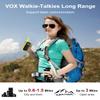 Ciphersmesh Walkie Talkies Long Range for Adults - Rechargeable Handheld Two Way Radios with 22 FRS Channels Radio, Kids Walkie Talkies with LED Flashlight, VOX Walky Talky for Camping Hiking 4 Pack view 3