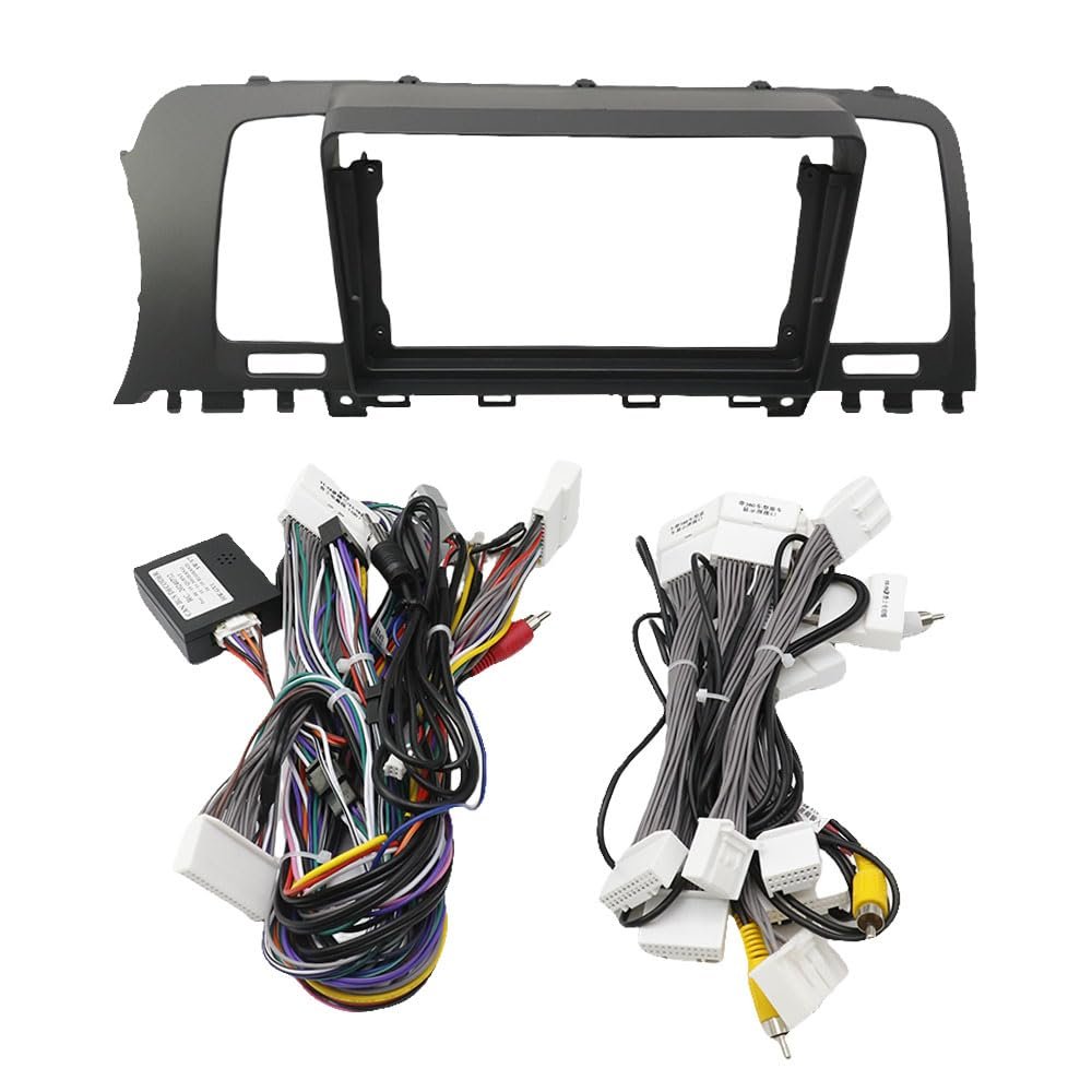 for Nissan Murano 2008-2014 9 Inch Car Frame Fascia Adapter Canbus Box Decode Android Radio Dash Fitting Panel Kitr (Frame Cable Canbus)