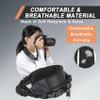 Vigorport Soft Padded Stretchable Camera Neck Strap for DSLR, SLR, Mirrorless Cameras - Compatible with Canon, Nikon, Sony (Black, 62 Inch) view 3
