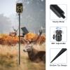 Aiuieaa 1 Pack Black Trail Camera Mount Suitable for Hunting Trail Camera & Solar Panel, Action Camera Weather-Resistant Housing Easy Installation view 4