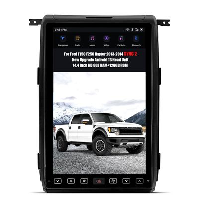 AUCARAUTO AuCar for Ford F150 F250 Raptor 2013-2014 (SYNC 2 System) 14.4 Inch Touch Screen Android 13 Car Radio Head Unit, Car Multimedia Player GPS Navigation Wireless Carplay Android Auto 8GB+128GB