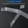 24 Inch Antenna Wall Mount Stainless Steel Stand Off Wall Mast Mount Clamps Windproof Antenna Mounting Bracket (24 inch(Pole to Pole)) view 2