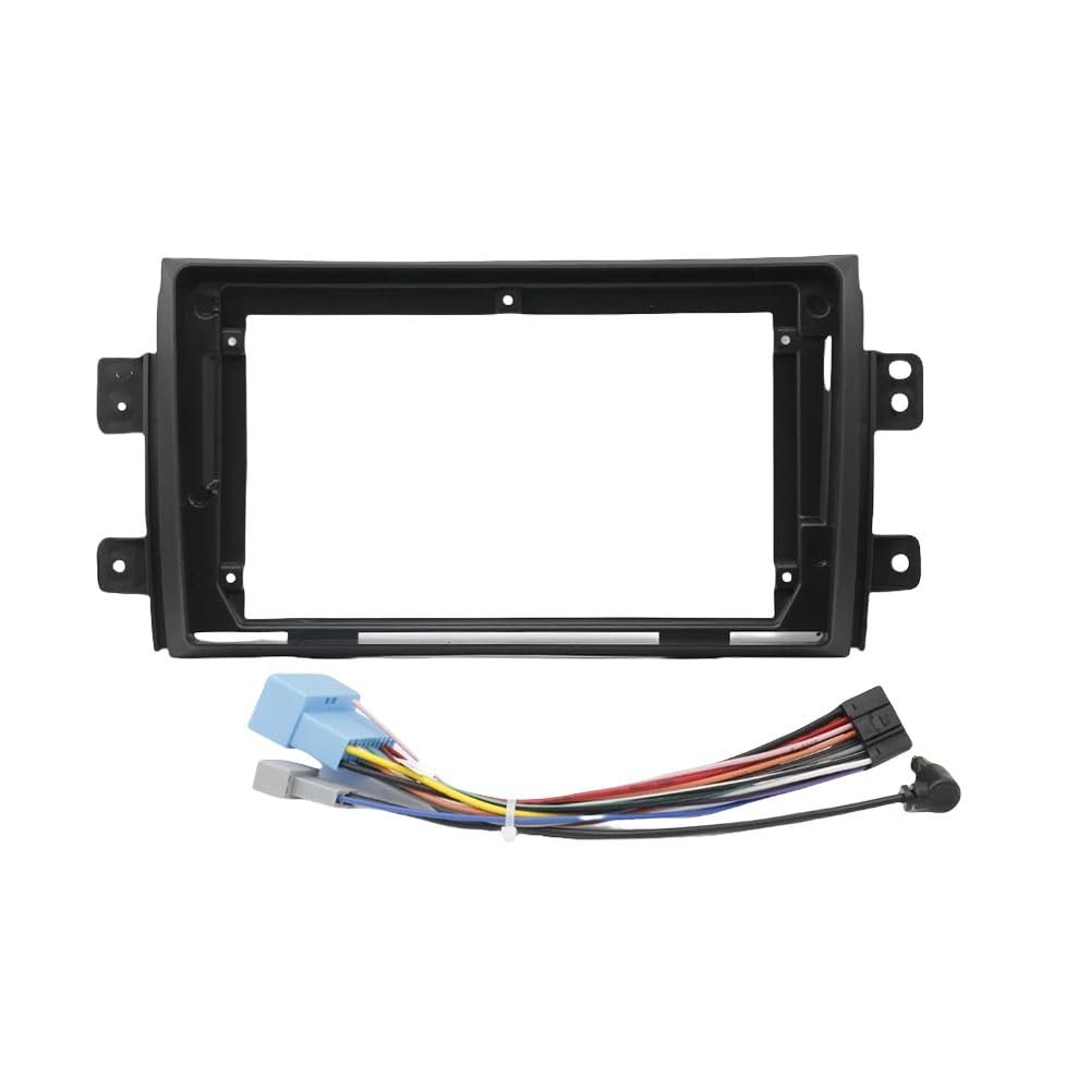 (9INCH) Car Radio Fascias Android GPS MP5 Stereo Player 2 Din Head Unit Panel Dash Frame for Suzuki SX4 2006-2014/FOR Fiat SEDICI (Frame Cable)