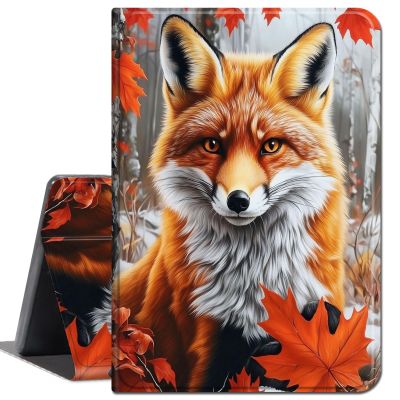 Case for 6.8" Kindle Paperwhite (11th Generation-2021) and Kindle Paperwhite Signature Edition,Slim Lightweight Smart Shell Stand Cover with Auto Wake/Sleep,Cute Forest Fox