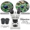 10X-40X Binocular Stereo Microscope with Adjustable Eyepieces, Illuminated for Watch Repair, PCB Inspection, and Educational Use(20X and 40X) view 3