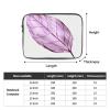 10 Inch Laptop Sleeve Bag Waterproof Shockproof Laptop Case Bag Lilac Leaves Lightweight Tablet Carrying Case view 4