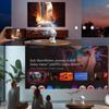 2025 HY320Li projector-Cute dog projectorWiFi and Bluetooth4K Support Smart Portable ProjectorHome Video Proyector Android 13Amlogic 950sSuitable for family outdoor campingLight white view 4