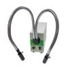 Fiber Optic Microscope Illuminator, 30W LED Cold Light Source Dual Gooseneck Lights, Brightness Adjustable, with Cooling Fan, for Stereo Zoom Microscopio view 1