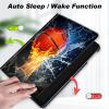 Case for 6.8" Kindle Paperwhite (11th Generation-2021) and Kindle Paperwhite Signature Edition,Slim Lightweight Smart Shell Stand Cover with Auto Wake/Sleep,Basketball Fire and Water view 3