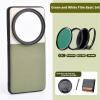 13 Ultra Mobile Phone Photography Kit - Camera Case with Lens Filters (Star, Flare, ND, Soft, Black Mist, CPL)(Khaki) view 2