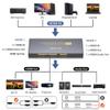 4K HDMI Splitter 1 in 2 Out 60Hz, 1x2 HDMI 2.0 Splitter Supports 4K@60Hz 4:4:4, 2K@144Hz/120Hz, HDCP 2.3, EDID, for PS5/PS4, Xbox, Apple TV, Fire Stick, Blu-ray Player view 4