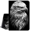 Case for 6.8" Kindle Paperwhite (11th Generation-2021) and Kindle Paperwhite Signature Edition,Slim Lightweight Smart Shell Stand Cover with Auto Wake/Sleep,Black White Eagle view 1