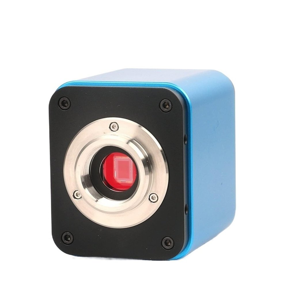 1080P Digital Video Microscope with HDMI, USB & SD Card, 236 C-Mount Sensor, Built-in Image Capture & Video Recorder for Lab & PCB Soldering