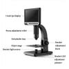 2000X Digital Biological Microscope with Dual Lenses, 7" IPS Display, 11 LEDs, 1080P Video, for Kids and Adults, Compatible with Multiple Operating Systems view 2