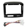 Car Radio Frame 9 Inch Fascia Adapter Android Dash Fitting Panel Kit for Toyota Vios 2002-2007 (Frame Cable-Black) view 1