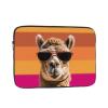 12 Inch Laptop Sleeve Bag Waterproof Shockproof Laptop Case Bag Camel Wearing Sunglasses Lightweight Tablet Carrying Case view 1