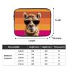 12 Inch Laptop Sleeve Bag Waterproof Shockproof Laptop Case Bag Camel Wearing Sunglasses Lightweight Tablet Carrying Case view 4