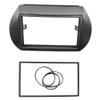 Double Din Fascia Compatible with Nemo Bipper Fiat Fiorino Qubo 2008+ Radio DVD Stereo CD Panel Dash Kit Trim Fascia Plate(178x98mm)
