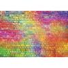 10x8ft Colorful Brick Wall Backdrop, Retro Theme Stone Brick Wall Background for 80's 90's Hip Hop Disco Birthday Wedding Themed Party Supplies view 1
