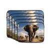 10 Inch Laptop Sleeve Bag Waterproof Shockproof Laptop Case Bag Ferocious Elephant Lightweight Tablet Carrying Case view 2