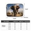 10 Inch Laptop Sleeve Bag Waterproof Shockproof Laptop Case Bag Ferocious Elephant Lightweight Tablet Carrying Case view 4