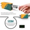 AVMATRIX FE1121 3G/HD SDI Fiber Optical Extender with SFP Module (LC Port), Supports 3Gbit Level A & Level B (All formats), Single-Mode Fiber Uncompressed No Losses No Latency 20Km view 3