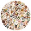 100pcs Vintage Aesthetic Stickers, Journaling Sticker for Women Waterproof Decals for Water Bottles Laptop Luggage Computer Scrapbooking Teens Adults Girls view 1