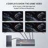 4K HDMI Splitter 1 in 4 Out 60Hz, 1x4 HDMI 2.0 Splitter Supports 4K@60Hz 4:4:4, 2K@144Hz/120Hz, HDCP 2.3, EDID, for PS5/PS4, Xbox, Apple TV, Fire Stick, Blu-ray Player view 3