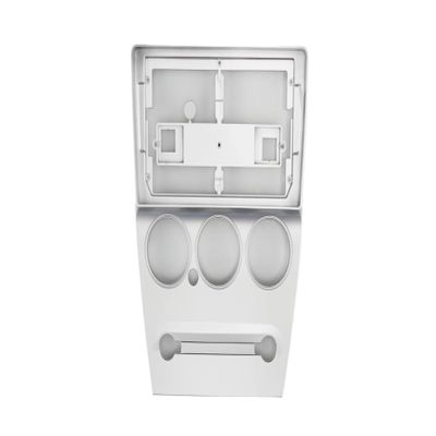KITQLPG 9 Inch Car Frame Fascia Adapter Android Radio Dash Fitting Panel Kit Compatible with C-Elysee 2008-2013(Silver)