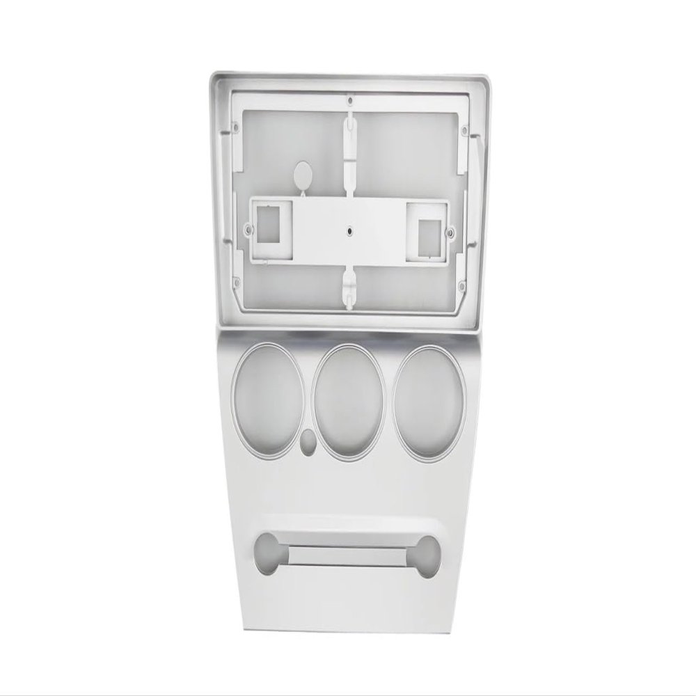 KITQLPG 9 Inch Car Frame Fascia Adapter Android Radio Dash Fitting Panel Kit Compatible with C-Elysee 2008-2013(Silver)