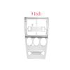 KITQLPG 9 Inch Car Frame Fascia Adapter Android Radio Dash Fitting Panel Kit Compatible with C-Elysee 2008-2013(Silver) view 2