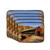 15 Inch Laptop Sleeve Bag Waterproof Shockproof Laptop Case Bag Albany Covered Bridge Lightweight Tablet Carrying Case view 2
