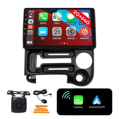 [2G 64G] Android Car Stereo FM Radio Carplay Android Auto 9" Touchscreen Headunit Media Player with Backup Camera for Hyundai Santro 2003 2004 2005