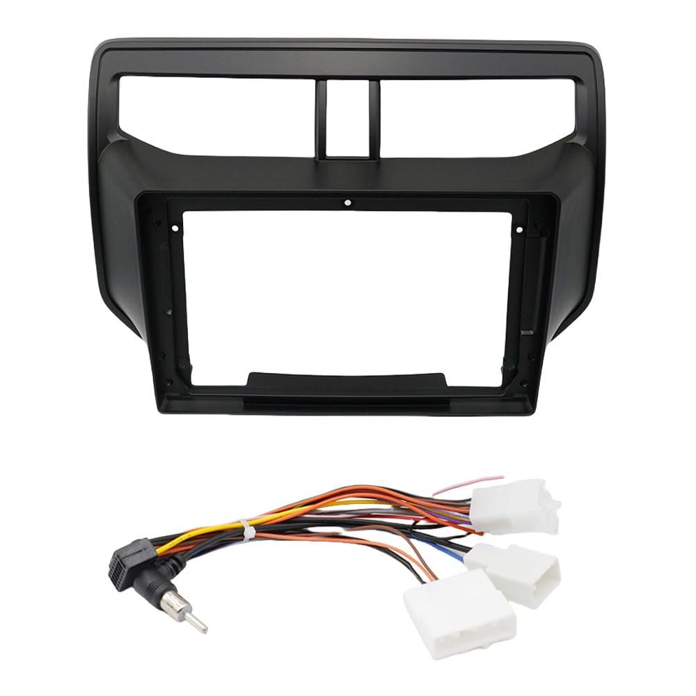 9 Inch Car Radio Fascia Frame Adapter for Toyota Rush 2018+ Stereo Android Dashboard Kit Face Plate (Frame Cable)